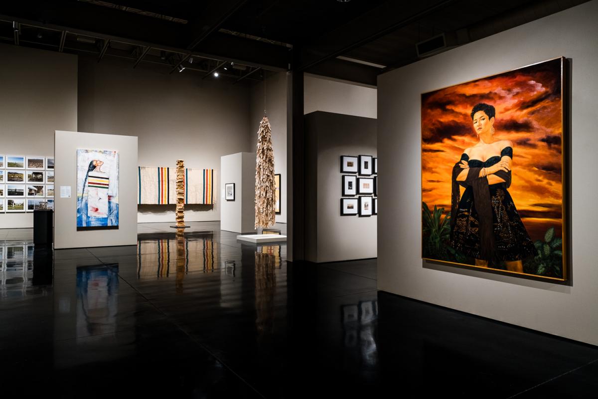 Installation view, Many Wests, Whatcom Museum. Photo: Christopher Scarborough