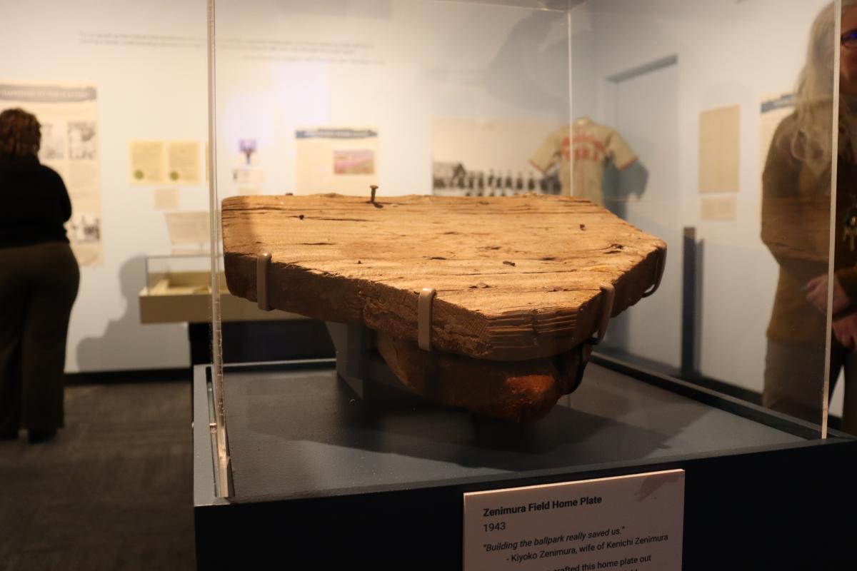 5 Hand-carved Home Plate from the Gila River Incarceration Camp, made by Kenichi Zenimura.JPG
