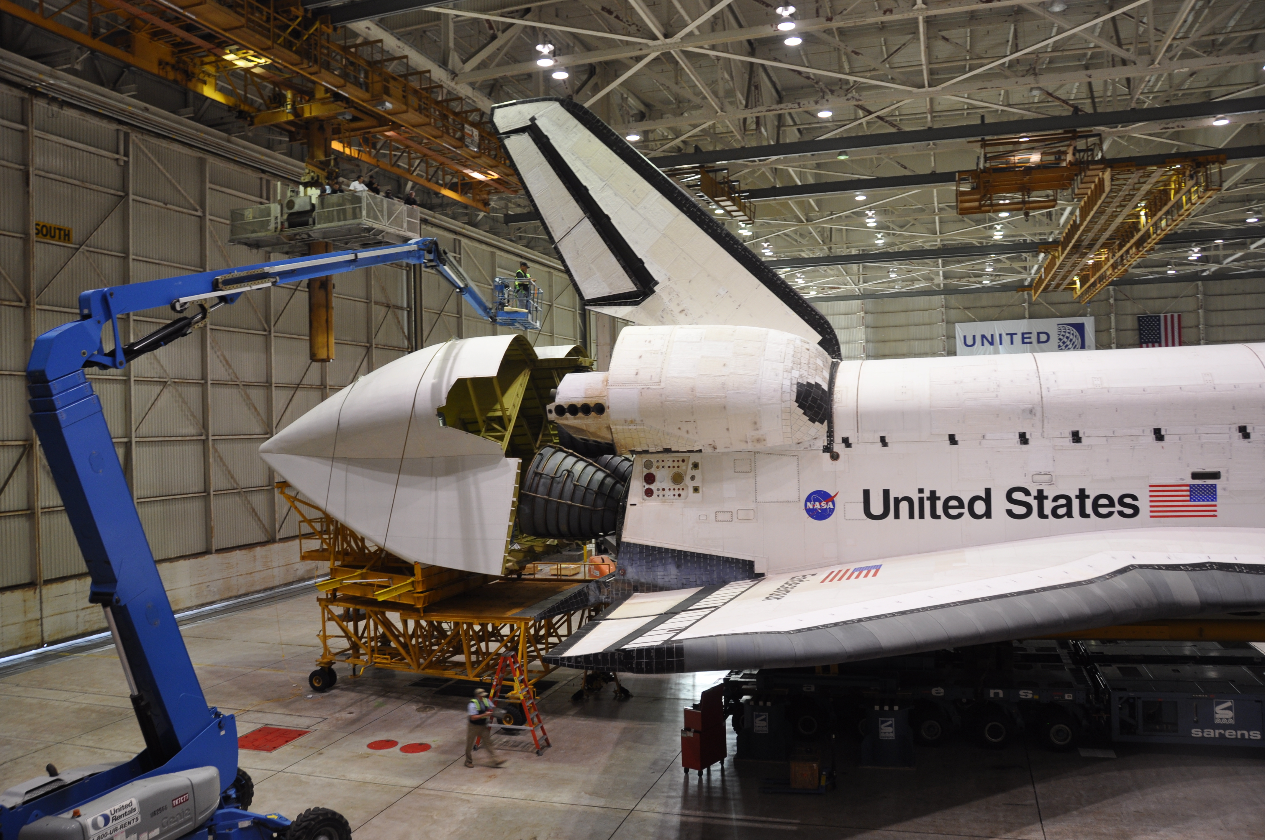 space shuttle hangar