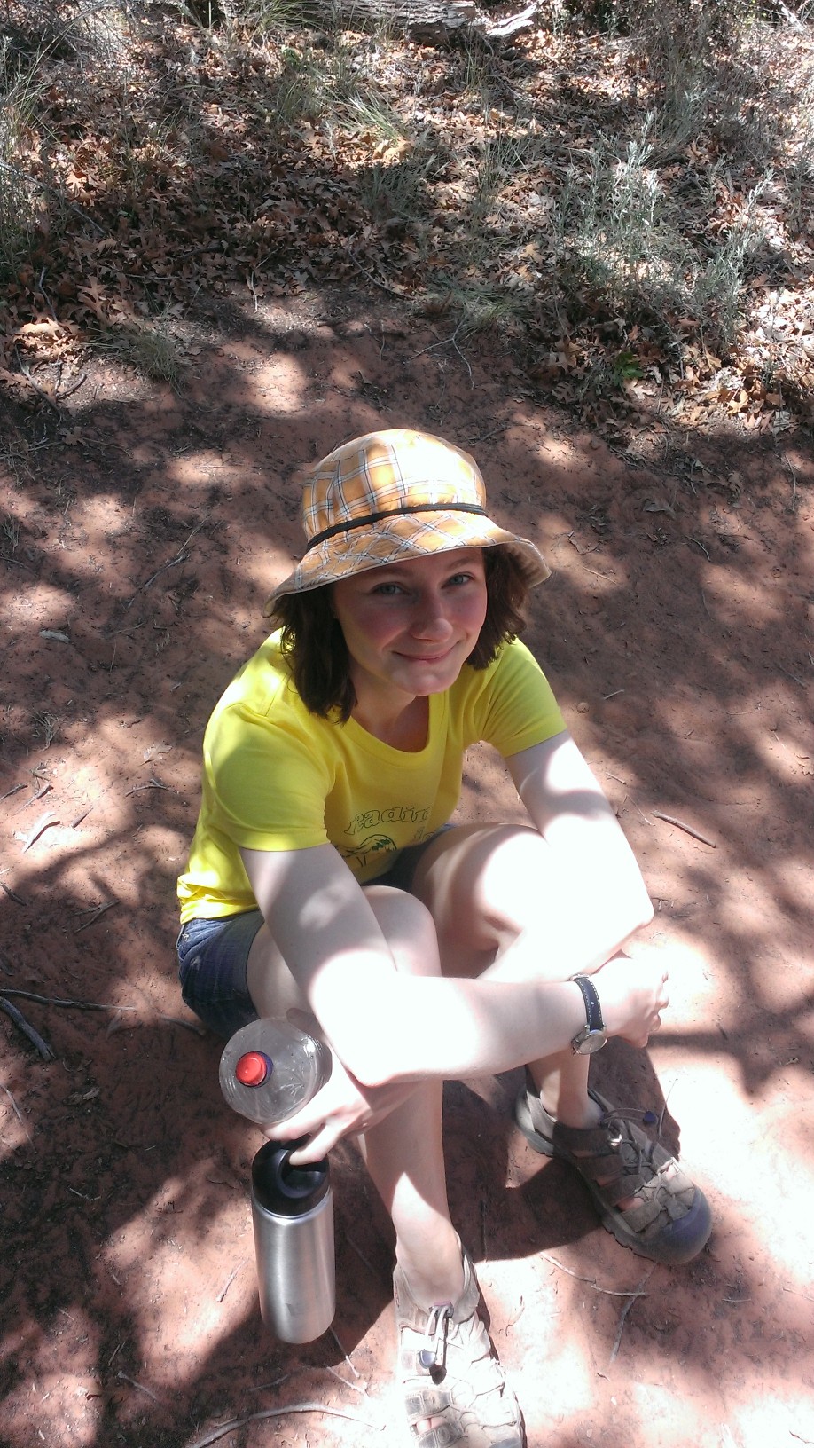 Susannah during her 2013 internship at the Anasazi State Park Museum in Boulder, Utah