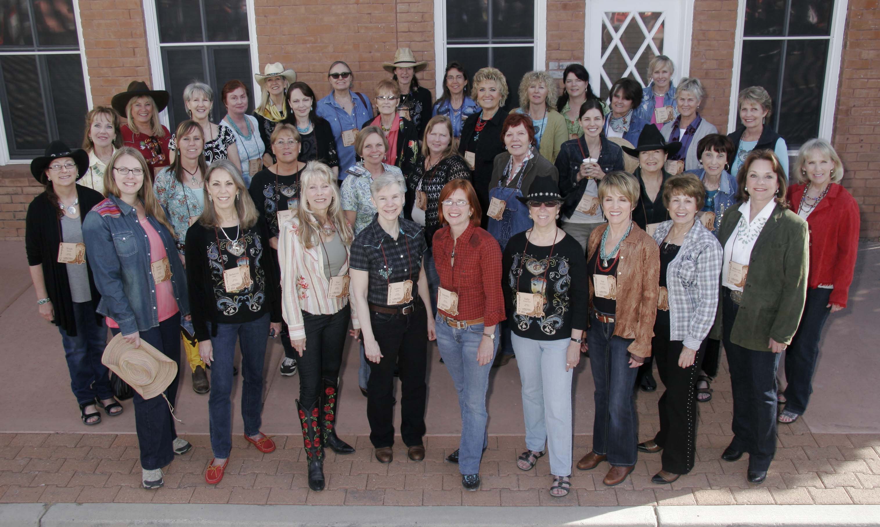 The 2014 Cowgirl Up! artists at the annual event